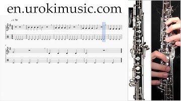 How to Play Oboe C#1 S#2 L#2 Melody School Learn Class Course Tutorial Sheet Music Tabs