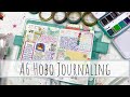 Creative Journaling in my A6 Hobonichi Techo (DIY Avec)