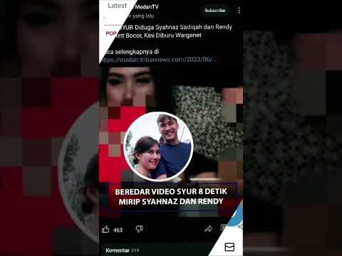 video syur Syahnaz dan Rendy Kjaernett #shorts #syahnaz #syahnazterbaru