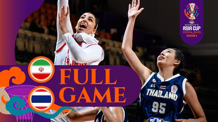 Semi-Finals: Iran v Thailand | Full Basketball Game | FIBA Women's Asia Cup 2025  - Division B
