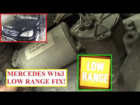 Low Range Transfer Case Motor Removal and Replacement on Mercedes W163 ML230 ML270 ML320 ML350 ML400