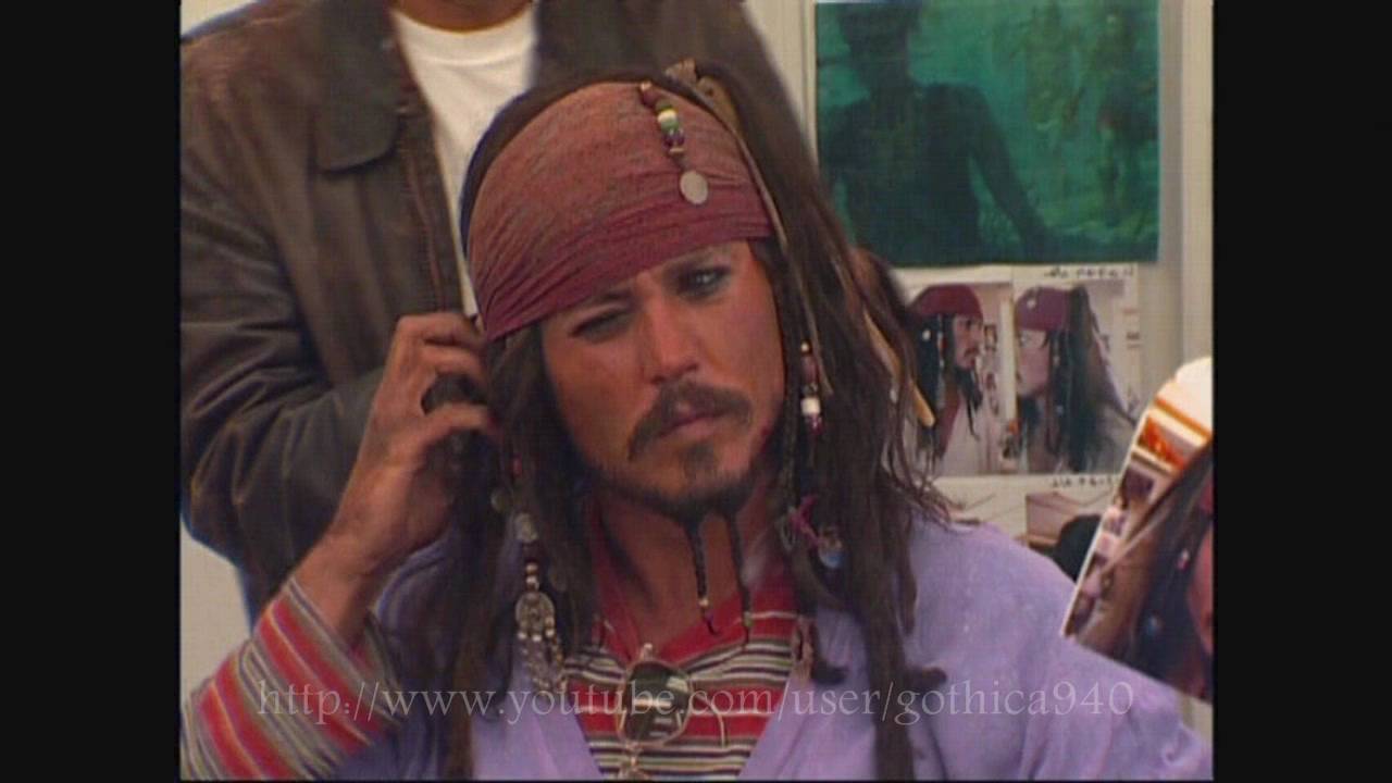 First New Pics Of Johnny Depp As Jack Sparrow Pirates Of The