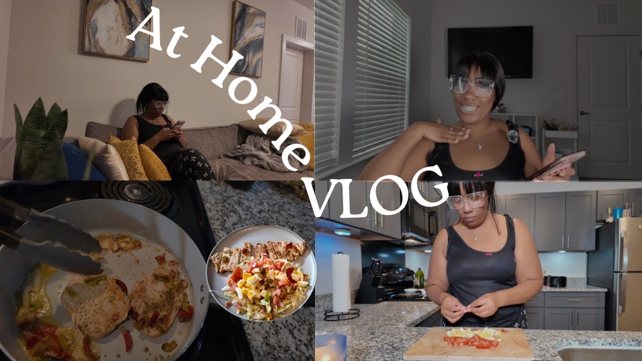 A Cozy At-Home Vlog | Cooking & Getting My Apt Together - YouTube