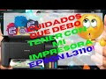 Consideraciones o cuidados que debo tener con mi impresora Epson