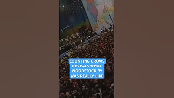 Counting Crows reveals what Woodstock 99 was really like #woodstock #countingcrows #music #shorts