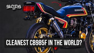 Custom Painting an INSANE Honda CB985F Restomod