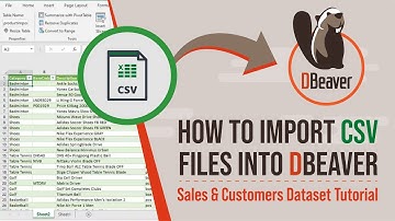 How to Import CSV Files into DBeaver | Sales & Customers Dataset Tutorial