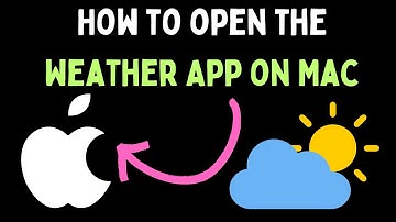 How to Open the Weather App on Mac