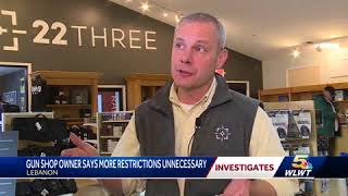 Greater Cincinnati gun shop owner weighs in on national gun conversation