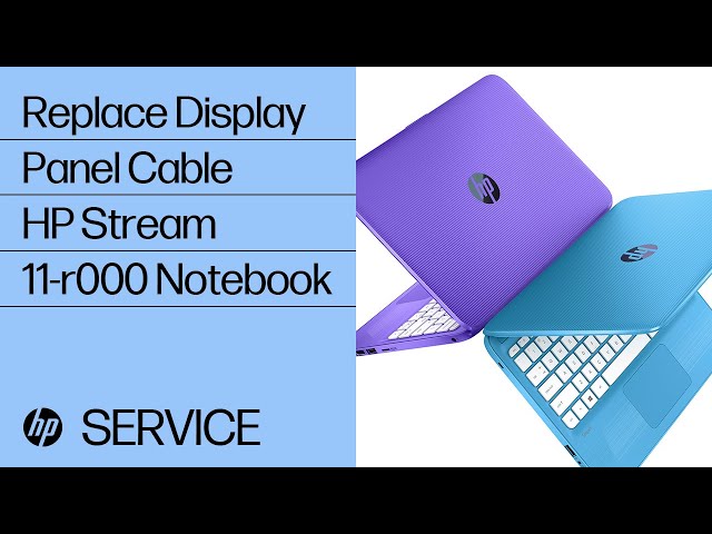 Replace the Display Panel Cable | HP Stream 11-r000 Notebook PC