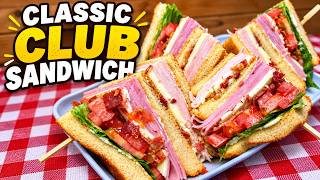 Classic Club Sandwich The Ultimate Diner Style Sandwich