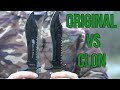 COMPARATIVA AITOR OSO NEGRO vs CLON |Cuchillo de SUPERVIVENCIA, Bushcraft |