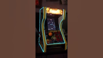 Retropie Mini Cabinet with LED trim