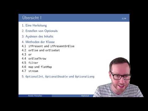 Java - Ein Überblick über Optional (Optionals Teil 1/7)