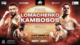 Vasiliy Lomachenko vs George Kambosos Kickoff Press Conference | SAT MAY 11