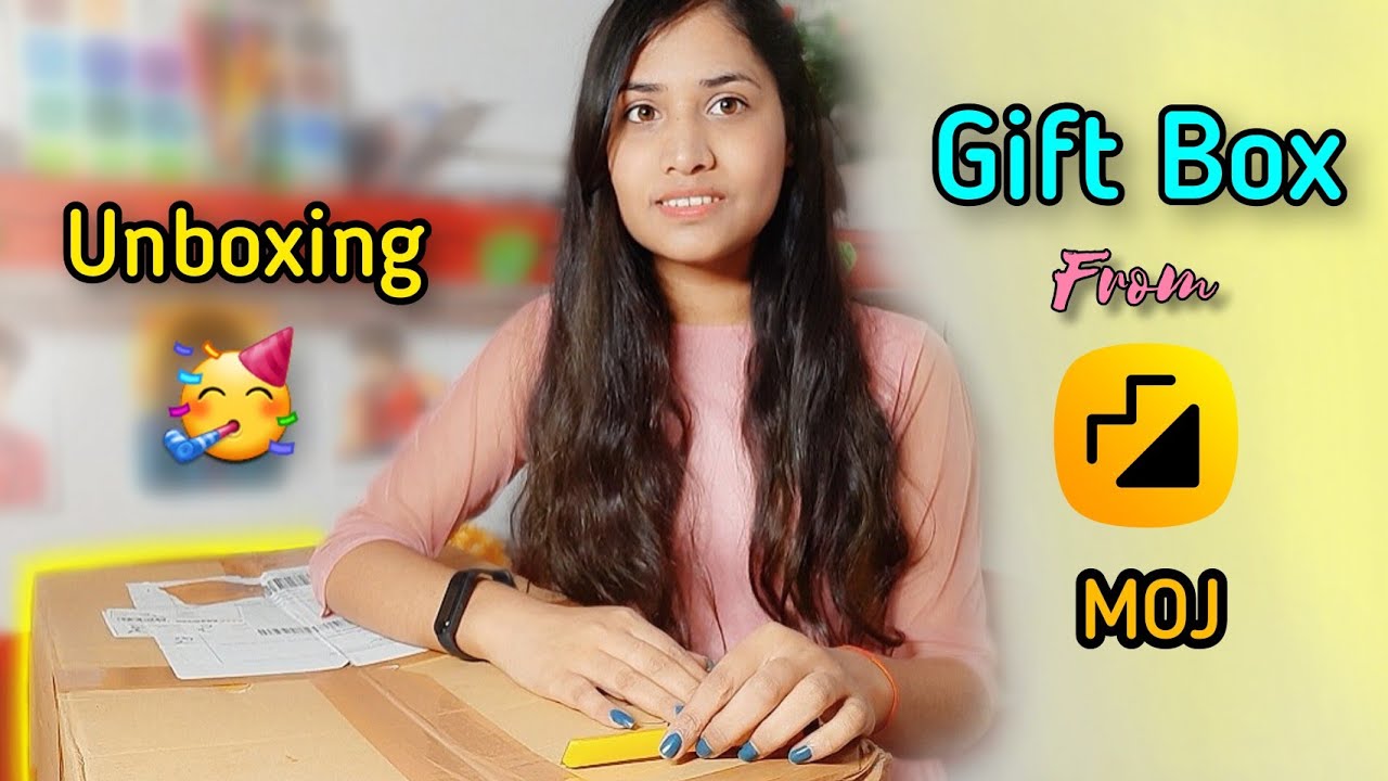 Unboxing 🤩 Suprise Gift Box from MOJ | Moj Grooming Kit - Jyoti Gupta Art ( Gifts From MOJ )