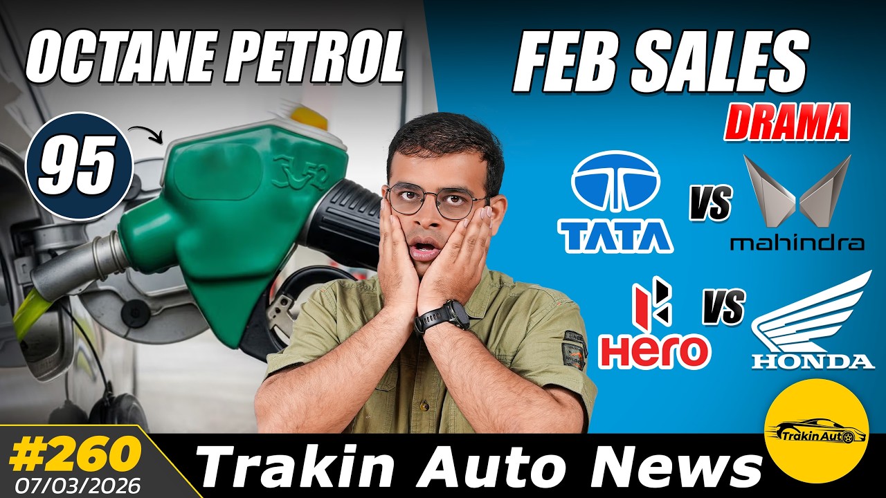 95 Octane Petrol Coming, Tata Beats Mahindra, Hero vs Honda, Exclusive Car Spotted, Feb Sales Auto