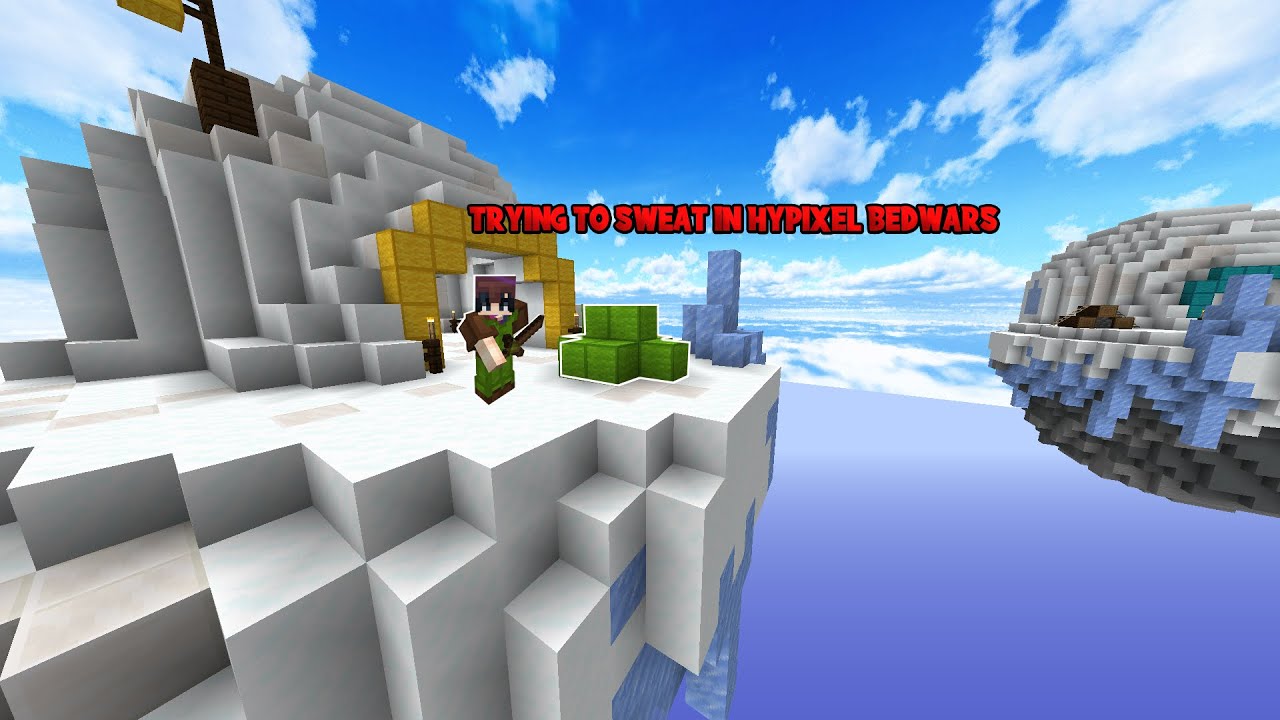 I tried to sweat on hypixel bedwars players...