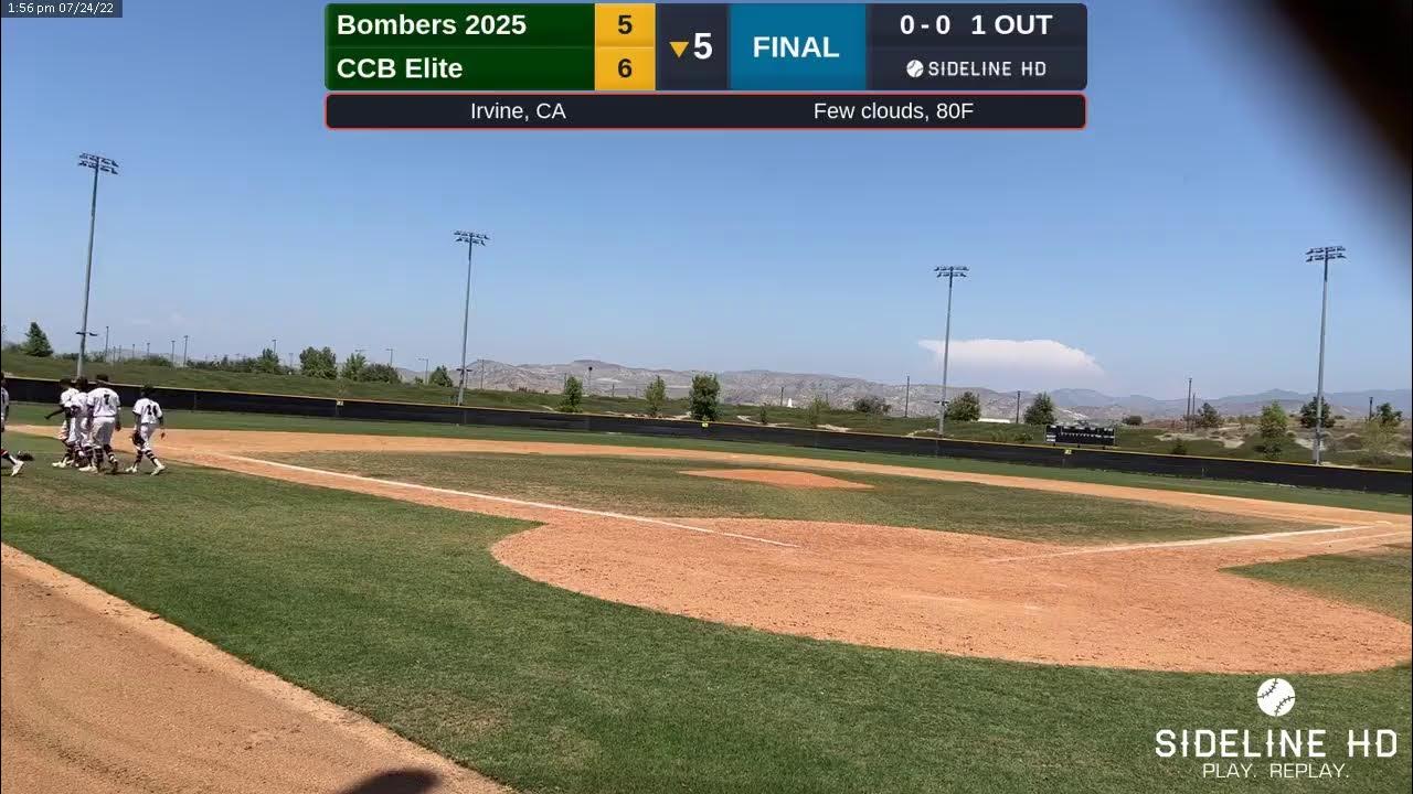 Southern California Bombers 2025 vs CCB Elite (2022.07.24) YouTube