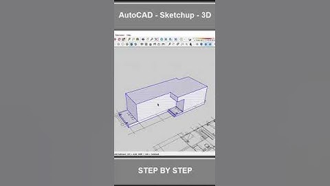 Cách đưa Autocad vào Sketchup - 3D hoàn thiện | Nguyen Van Tiến | Autocad | Sketchup | Shorts