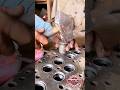 Head Valve Seat Pressing Process | Precision Engine Rebuild #mechanic #engine #shoets #fyp #valve