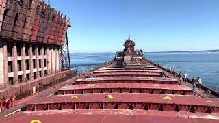 Aboard the Herbert C Jackson - Leaving the Marquette LS&I Ore Dock 08.04.22