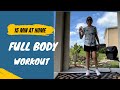 15 Minute Full Body Workout at Home