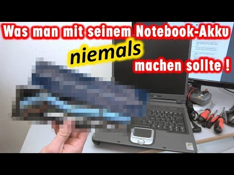 Video: So Stellen Sie Den Laptop-Akku Ein