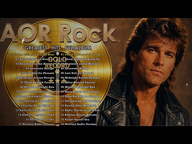 🌙 AOR Rock Nights 🎸 | Vintage FM Radio Vibes, Soft Guitars