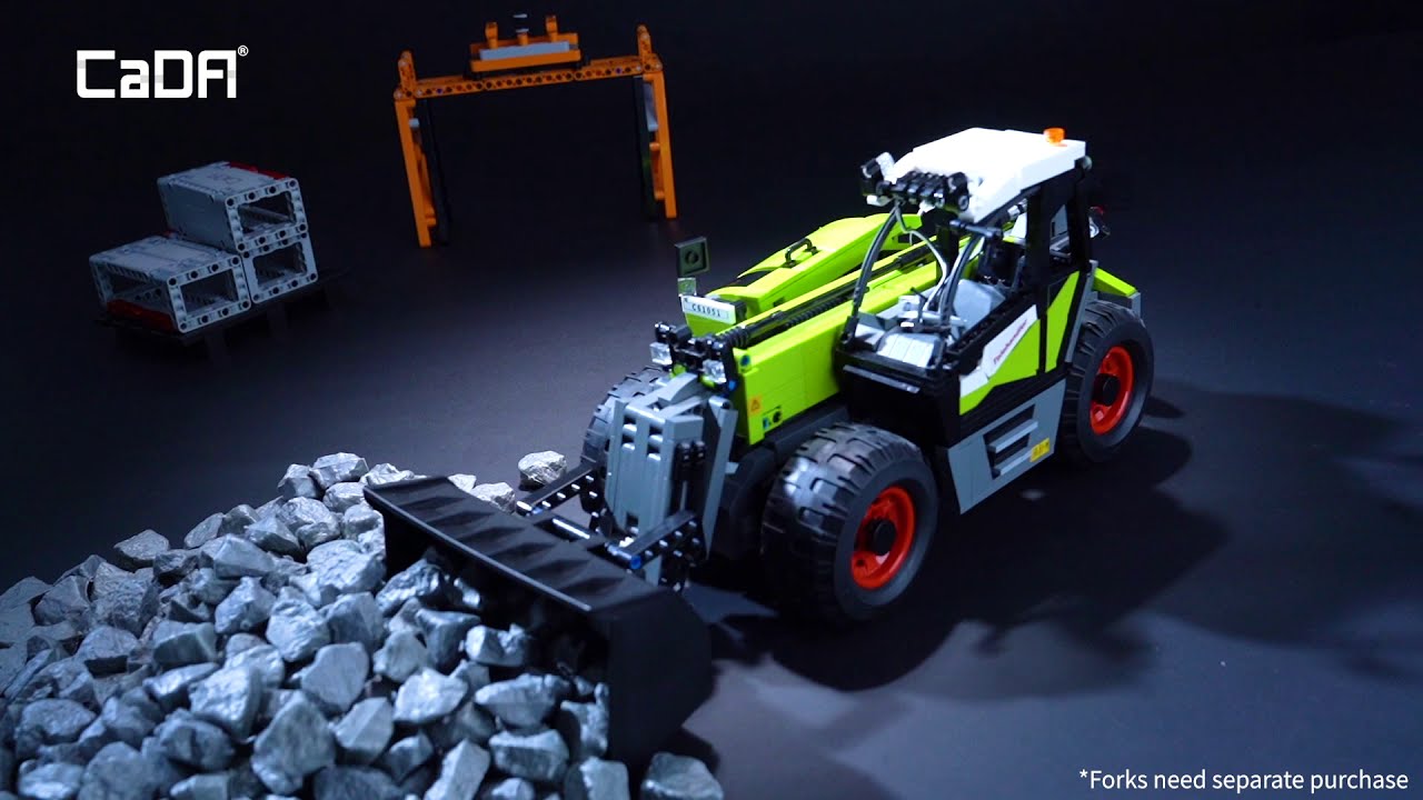 Kit De Construction Modèle CLAAS Scorpion 756 Telehandler - 1408 Pièces, Neuf, Entrepôt Hong Kong