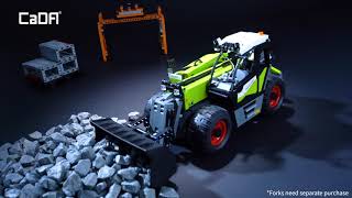 CaDA Bricks Master Series C61051W Telehandler | MOC by Eric Trax Resimi