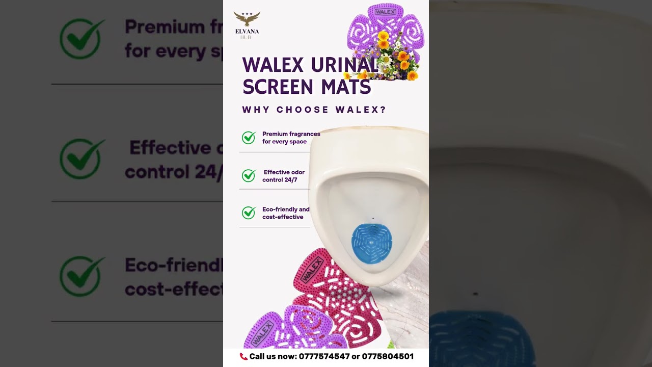Why Choose Walex Urinal Screen Mats? 🚽✨