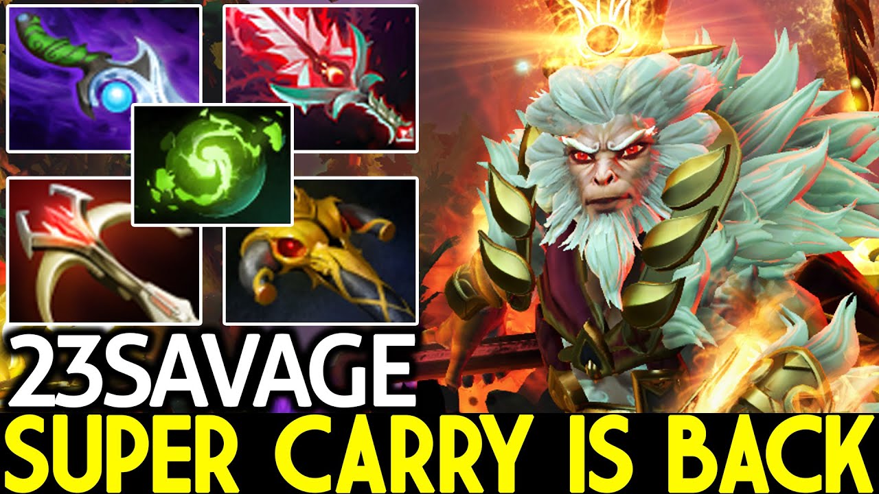 dota2 monkey king  New Update  23SAVAGE [Monkey King] Super Carry is Back Overpower Build Dota 2