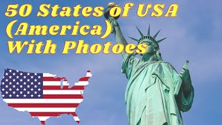 The 50 States of USA America Name & Pictures by Round The World 37 views 1 year ago 4 minutes, 16 seconds