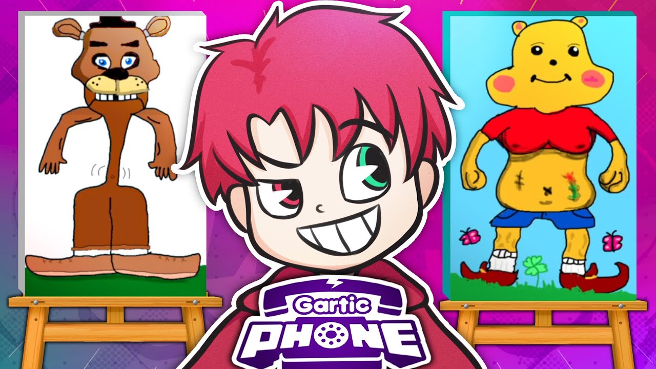 Czy to FREDDY FAZBEAR? (coś chudy) ☎️ GARTIC PHONE (Ewron, Graf, Zwierzak, Shini)