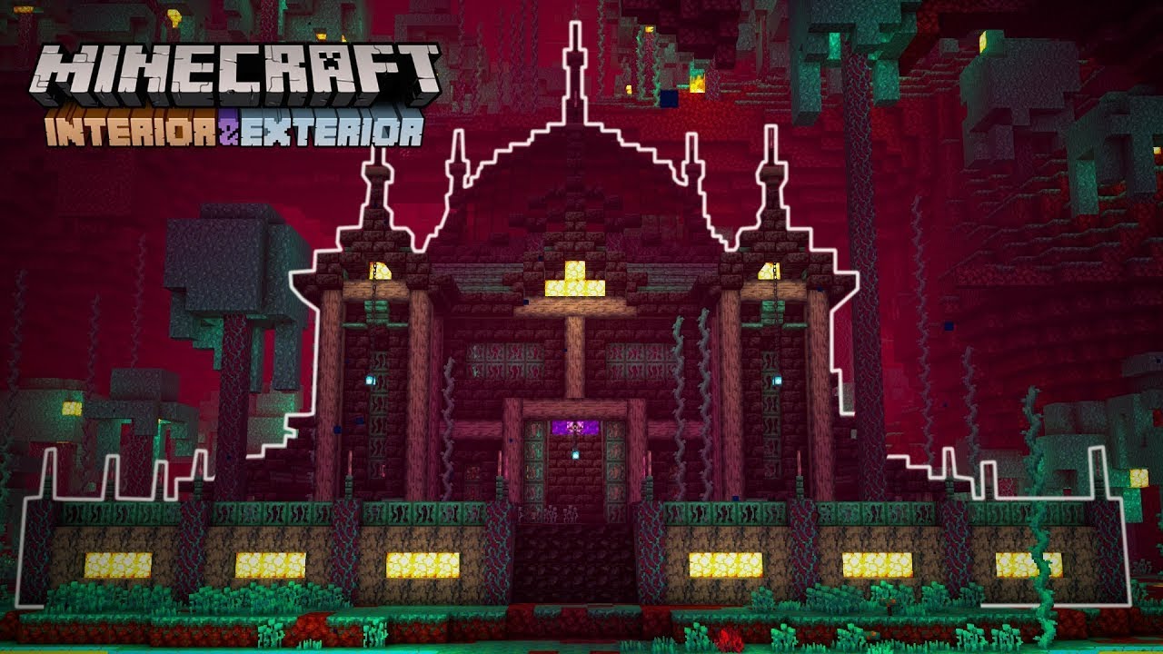 building a nether base in minecraft part 3 - YouTube