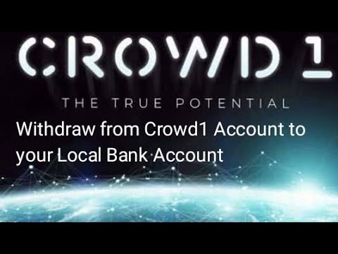 Withdraw from Crowd1 Account to your Local Bank Account