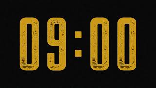 9 MINUTE TIMER 🔔 Gentle Alarm [Full HD]