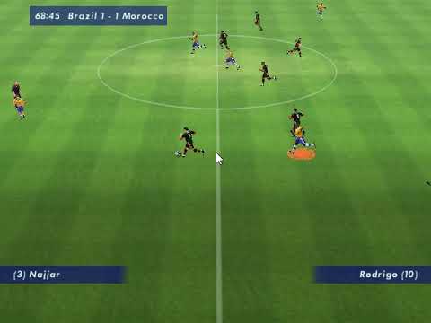 Microsoft International Football 2000 OLD PC Game.. Inter cup..BRAZIL