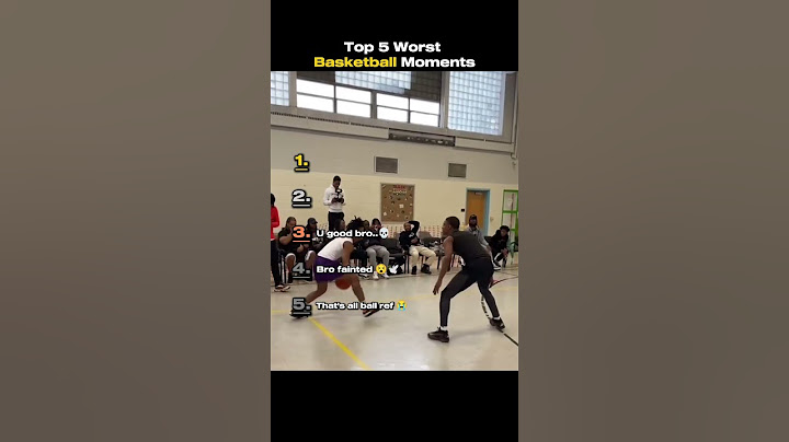 Top 5 worst basketball moments #ranking #tiktok #ball