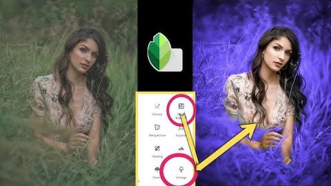 Snapseed moody Blue effect photo editing // Snapseed Amazing Photo editing