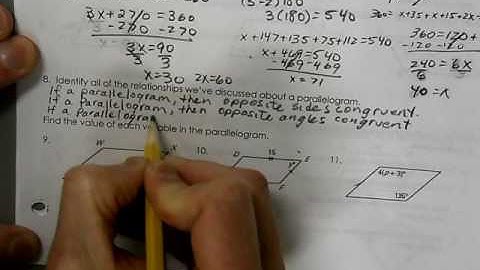 Geometry Unit 5 Review Quiz 1