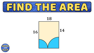 calculate the area of the quarter circles | geometry olympiad