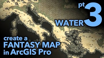 Tolkien Style Maps in a GIS: part 3, Water
