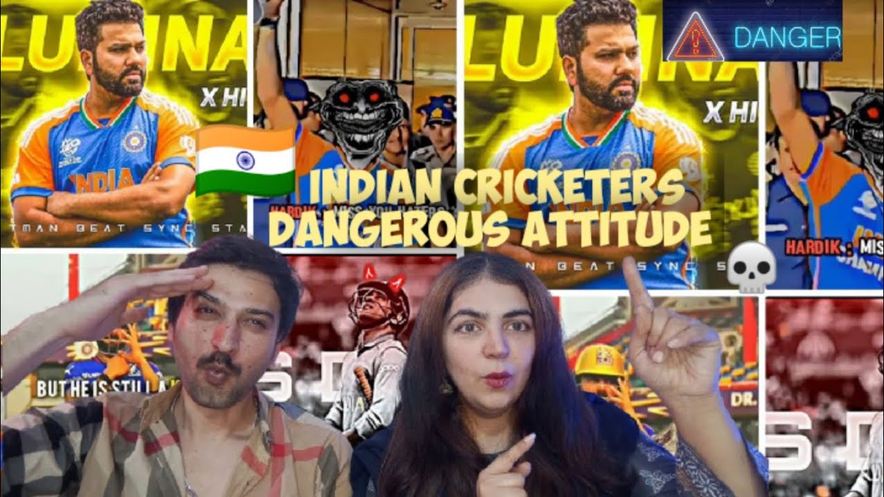 Pakistani Mind blowing Reaction on Indian Cricketers Full Attitude Videos🔥|Indian Cricketers Power 💪