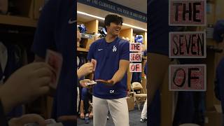 SHOHEI OHTANI has an INSANE Reaction to my MAGIC!