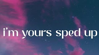Isabel LaRosa - i'm yours sped up (Lyric Video)
