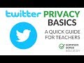 Twitter Privacy and Settings Overview