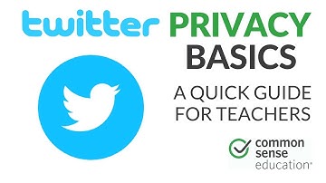 Twitter Privacy Basics for Teachers