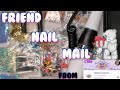 Friend nail art mail from Cammi | Glitter, Charms, Foils, Designer Sequins and an epic surprise! 😍